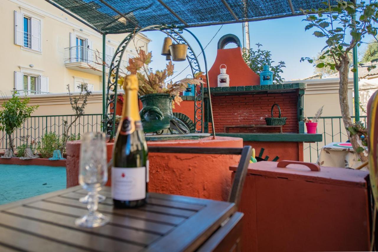 Fay'S Barbeque Garden House -Family Activities Corfu Portアパートメント エクステリア 写真